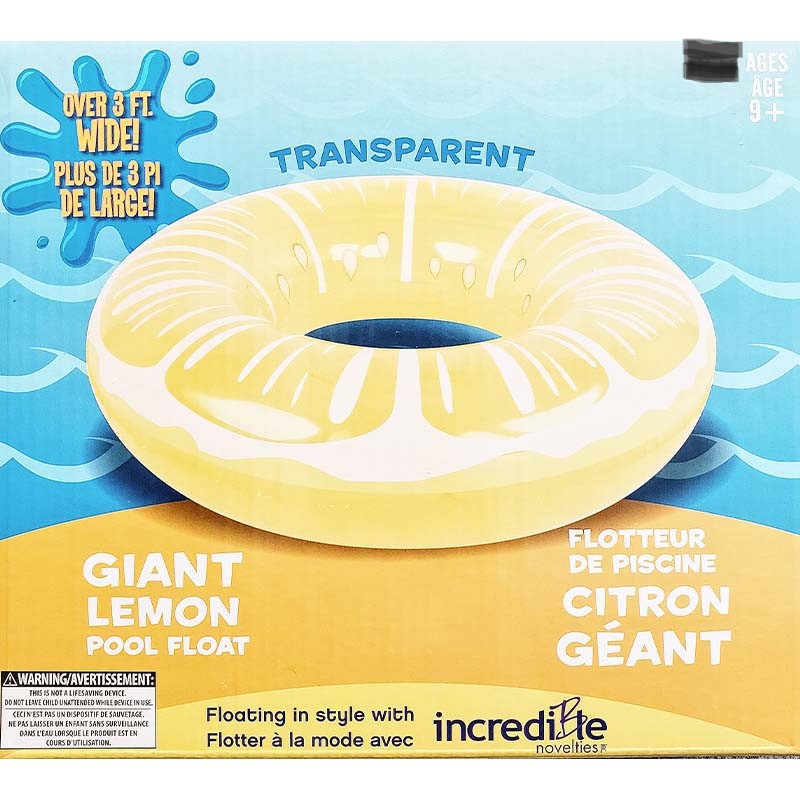 GIANT LEMON POOL FLOAT